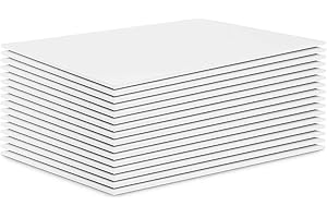 STARVAST A3 Foam Board, 16 Pack Polystyrene Sheets 5mm White Hard Paper Outer Foam Boards Photo Mount Board Wedding Signs (297 × 420mm)