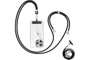 Anfire Handykette Universal für alle Smartphones,handyband zum umhängen mit Pad,Handyband Kordel Kette für Outdoor, Reise, Unterweg Handy-Halterung,Einstellbar und Abnehmbar.