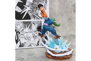 REOZIGN DBZ Figures, éclairage Goku vaincre Piccolo Figurine Toys 25cm / 9.8 Pouces de Personnage d'anime Cosplay PVC Action Figure Modèle de Statue Collectibles Décorations Toys