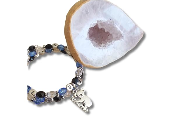 Naïris bijoux Bracelet d'allaitement - permet de noter l'heure de la dernière tétée ou dernier biberon - modèle Nakry