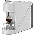 OkeanosHaven Compact Pod Coffee Machine, 20-Bar Espresso Maker for Original Pods, Fast Heat-Up, Energy Saving, Auto Shut-Off, 900ml Water Tank, Recyclable Pods, Electrical Safety Tested (White)