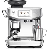 Sage - The Barista Touch Impress - Bean to Cup Coffee Machine with Grinder and Milk Frother, Brushed Stainless Steel