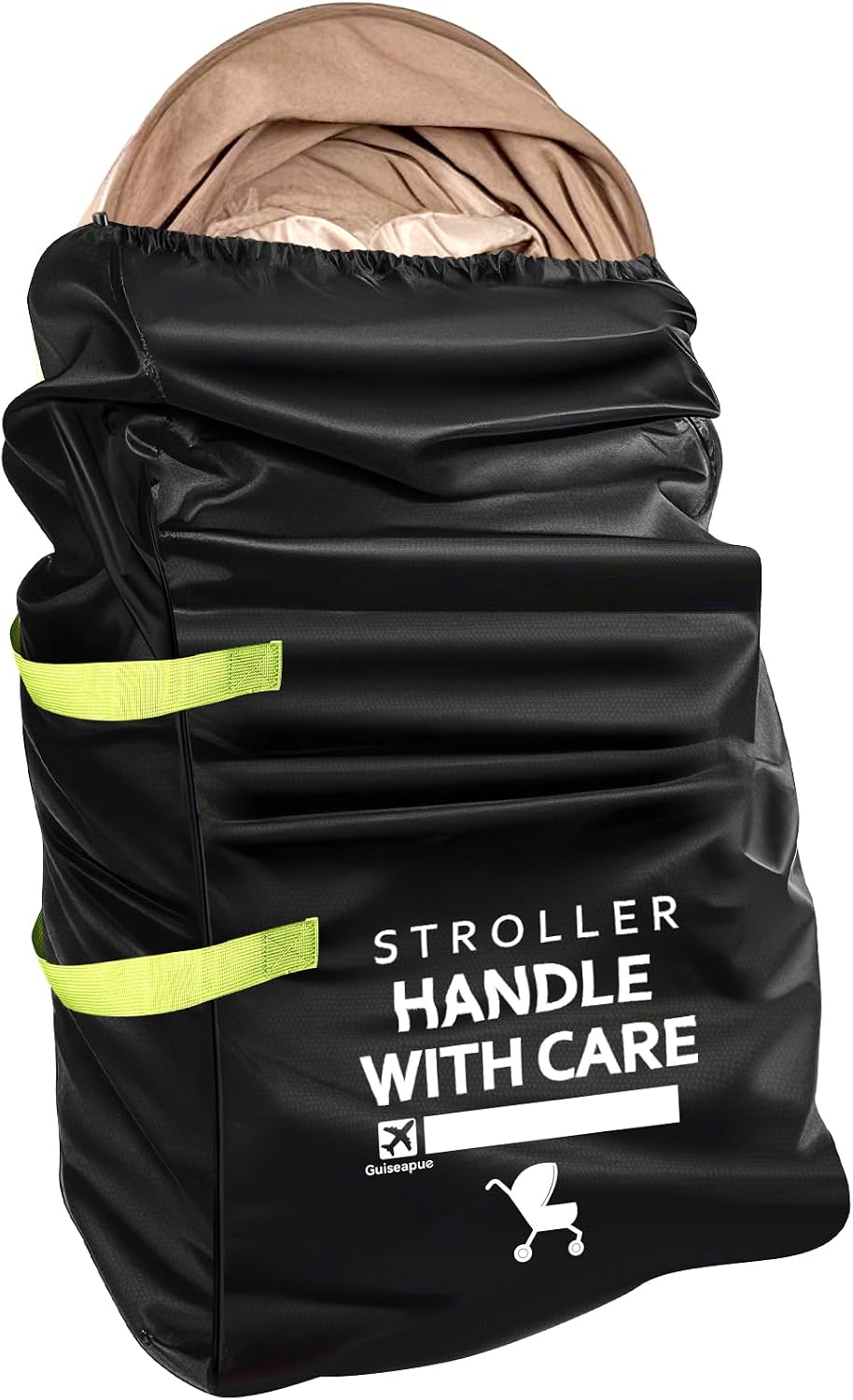 Guiseapue Stroller Bag for Airplane: Large Capacity Pram Travel Bag, Durable Pushchair and Pram Transport Bag, Buggy Accessories for Uppababy, Bugaboo, Cybex, Joie, Baby Travel Essentials Gifts