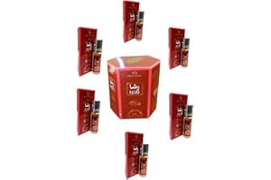 AL-REHAB Set di 6 muschio al Rehab Rasha 6 ml 100% olio