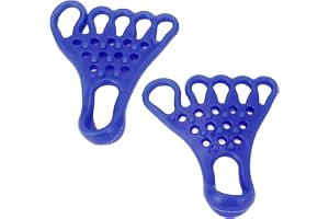 Annadue Yoga Toe Bårhäl Fot Stretch Gel Band 5 Toes Separator Spacer Corrector Spreader Straceener TPR Foot Massage Separator Stretching Band för Fitness Valgus