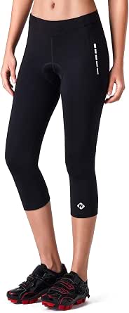 NAVISKIN Pantaloncini Ciclismo da Donna Imbottitura 3D Gel Traspirante,  Pantaloni da Bicicletta, Pantaloncini a 3/4 Ciclisti, Ciclisti Aderenti, Abbigliamento  Ciclismo Traspirante : Amazon.it: Abbigliamento