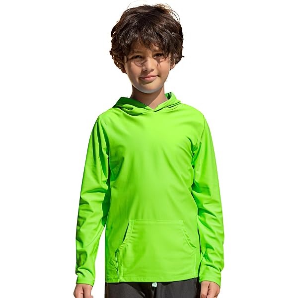Sweat à Capuche Enfant UPF 50+ Avec Trous Pour Pouces - Léger, Séchage Rapide, Protection Solaire - 13