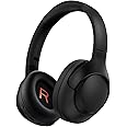 QCY H3 ANC Active Noise Cancelling Headphones, Wireless Bluetooth 5.4 Over-Ear Headphones, Hi-Res Audio, Deep Bass, Multipoint Connection, 60H Playtime, Custom EQ via App(Black)