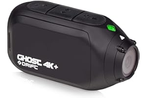 DRIFT INNOVATION Drift Ghost 4K+ Action Camera - Meet the Latest Drift Camera with 4K Ultra High Definition, EIS, Streamlined Form, Dual and External Microphones