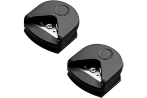 ZHUDAZHAO 2 Stück Eckenabrunder für Laminierfolien Eckenrunder Stanzer,Eckenstanzer Abrunden,Eckenschneider,Eckstanzer,Corner Cutter Punch,Ecken Abrunden Stanzer,Corner Rounder für Papier,Fotos & Visitenkarten