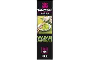 TANOSHI - Wasabi - Raifort Japonais à Utiliser comme Condiment - 1 Tubes de 43 g