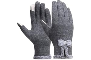 BOBKY Femme Gants Coquet Adorable Elastique Hiver Chaud Gants ¨¤ Ecrans Tactiles Gants