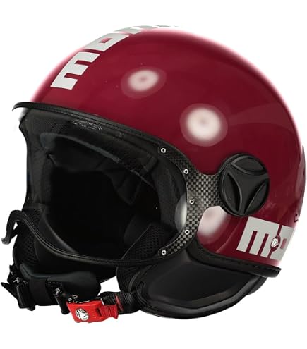 MOMODESIGN FGTR CLASSIC BLANCO / NEGRO - CASCO JET CON VISERA E2206 | AGV