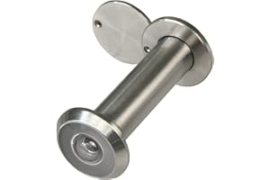 Amig - Security door viewer for armoured doors with wide angle, easy installation, scratch-resistant, matt chrome, diameter 16 mm, door thickness 60-85 mm