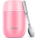 WayEee Thermos for Food 450ml Insulated Stainless Steel Insulated Bottle for Food, Drinking and Soup Children and Adult Meals