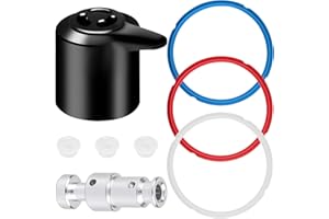 EATBALE Części zamienne do Instant Pot Duo 5, 6 Quart (5/6QT), w tym pierścień uszczelniający, zawór pływakowy uwalniający parę, uchwyt uwalniania pary, zestaw akcesoriów do zaworów pływakowych (9