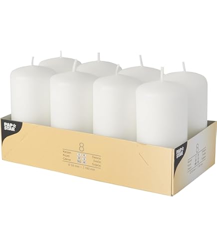 LED KAARS IN GLAS 80X100MM WIT - DekaTuin LED KAARS IN GLAS 80X100MM WIT - DekaTuin