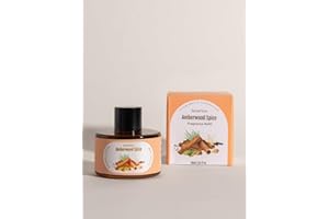 SenseFlow Aceite Esencial para Difusor 30ml, Aceites Aromáticos 100% Puros, Aceite de Aromaterapia de Primera Calidad, Fragancias para el Aire, Relajación - Especia de madera de ámbar