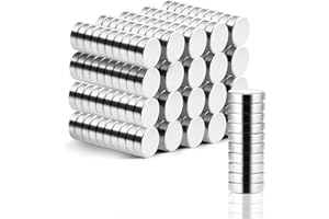 JEWAN 200 Pezzi Magneti Neodimio, 6mm X 2mm Calamite Piccole Calamite Frigorifero, Mini Calamita Rotondo Calamite Potenti, Calamite per Lavagna Magnetica, Frigo, Decorazioni, Artigianato