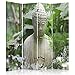 Produktbild Feeby Frames. Raumteiler, Gedruckten auf Canvas, Leinwand Wandschirme, dekorative Trennwand, Paravent einseitig, 4 teilig (145x150 cm), BUDDHA, GARTEN, BLUMEN, BONSAI, ZEN, BONSAI, GRÜN, BEIGE