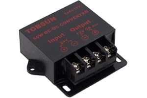 SUPERNIGHT DUMVOIN DC Convertisseur 24V to DC 12V 5A 60W Converter Step Down Regulator Module Transformer Power Supply Régulateur de tension