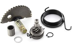 AREA1 Kickstarter Ritzel, Mitnehmer, Feder Reparatur Revisions Set kompatibel mit F3000, Milano, Eco Fox (50ccm/8 Zähne)