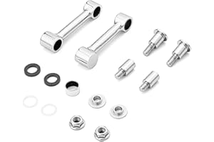 Mofun Chrome Front Fender Mount Kit Compatible with 1993-2006 Harley Softail Springer Model