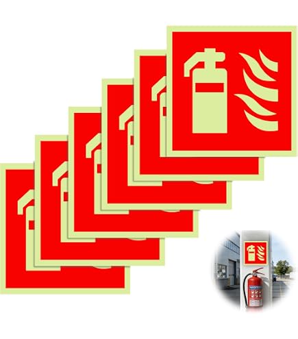Safety Sign Feuerlöscher Schild (200x75mm) – ABC Pulver – Kunststoff ODER Aufkleber – Health&SafetyDirect – UK