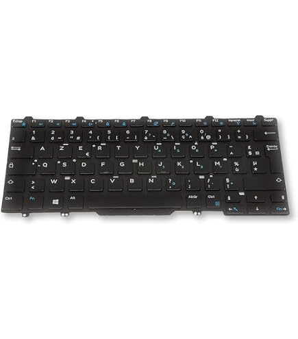 Clavier AZERTY Français Pour Dell Latitude 5520 5530 – Rétroéclairage, Neuf, Marque Kinpower