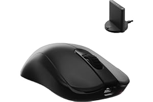 BenQ Zowie FK2-DW 4K bezprzewodowa mysz do e-sportu, ulepszony odbiornik 4K, 65g, symetryczna, bez sterownika, czujnik 3950, częstotliwość odpytywania 4K