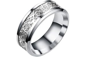 ACWERT Boys Mood Rings for Ages 8~12 Fiber Iron Stainless Steel Three-Color Ring Titanium Rings Couple jewellery Kids Fidget Anxiety Rings Gift