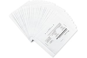 Bonsaii Ölpapier für Aktenvernichter, 24 Blatt Ölblätter für die Wartung des Schredders, je 21.4 x 15.1 cm