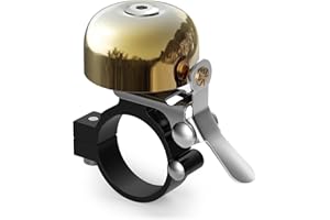 FYBICC - Cycling Bell, Vintage Brass Bike Bell, 100dB Loud, 22-25.4mm Handlebar, Kids Adult Bicycle Bell, MTB, Road Bike, City Bike, E-Bike, Universal