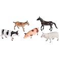 Idena Farmtier-Set – 5 Robuste Tierfiguren Für Badewanne, Sandkasten & Kinderzimmer