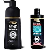 Softto Plus Black Hair Shampoo 350 ml ve &Ouml;zel Renk Koruyucu Şampuan 400 ml Paketi