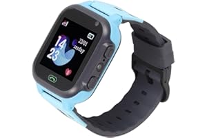 CUIFATI Kids Smart Watch, 2G GPS Tracker Children Phone Smartwatch with SOS, SMS, 2 Way Call, Flashlight, Classroom Mode, 1.44in Color Touch Screen Wrist Watch for Boys Girls Gifts (Blue)