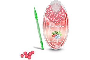 HF&KL Premium Aroma Kapseln Menthol DIY Click Filter Kugeln 1er-Pack 100 Kugeln DIY Menthol Kapseln Filter Menthol Click-Capsules (Wassermelone)