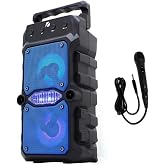 Bluetooth Speaker RGB Illuminated Extra Bass Fm/Sd/Aux/Flash Microphone Sound Bomb Speaker Music Player
