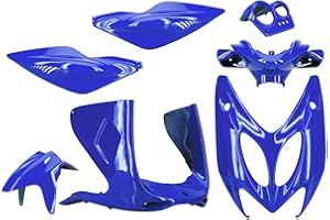 HOMRY KIT CARROSSERIE ADAPT. YAMAHA NITRO / AEROX BLEU METAL 1997 - 2012 (KIT 7PCS)