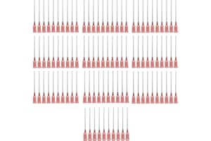 Oqard Precision Liquid Dispenser, Pink 18G - Pack of 100