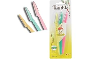 DORCO Tinkle - Lots de 3 rasoirs pour sourcils - Pour épiler le visage et le maillot