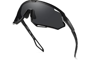 Occhiali Da Ciclismo ROCKBROS Fotocromatici &ndash; Uomo, Rosso/Nero, Nuovi