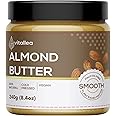 Vitallea Almond Butter - Dry Roasted Almond - Palm Oil & Preservative Free - Plant Based Protein - Gluten-Free - 240g