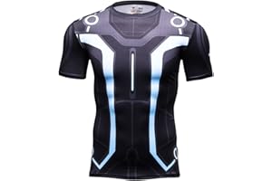 Cody lundin hommes Compression T-shirt Jogging Motion Fitness manches courtes araignée Monsieur chemises rouges