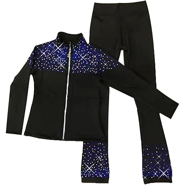 Tenue Scène Enfant Brillant Robe Patinage Artistique Ranrann - Justaucorps Strass Asymétrique
