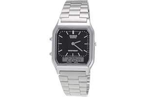 Casio Gents Analogue & Digital Stainless Steel Bracelet Strap Watch AQ-230A-1DMQ