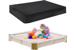 DXMCGTTBD Bache Bac a Sable,Bâche Bac à Sable Imperméable, Bâche de Protection pour Bac à Sable,Outdoor Garden Housse de Bac à Sable,avec Cordon de Serrage,en Tissu Oxford,pour Bac à Sable de Jardin (150X150)