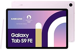 Samsung Tablet Galaxy Tab S9 FE, 10,9'' Wi-Fi 128 GB, S Pen w zestawie, d?uga ?ywotno?? baterii, certyfikat IP 68, lawenda, wersja FR