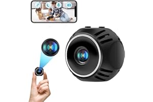 CYI Mini Telecamera Spia WiFi, Microtelecamera Spia Camuffata con Audio, Videocamera Nascosta Sorveglianza Interno Per la sicurezza della casa Con rilevamento del movimento