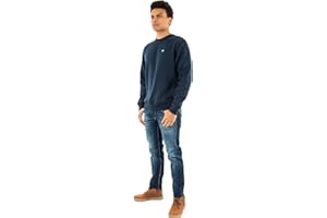 Tommy Jeans Sudadera Hombre Regular Fit Flag Fleece con Cuello Redondo